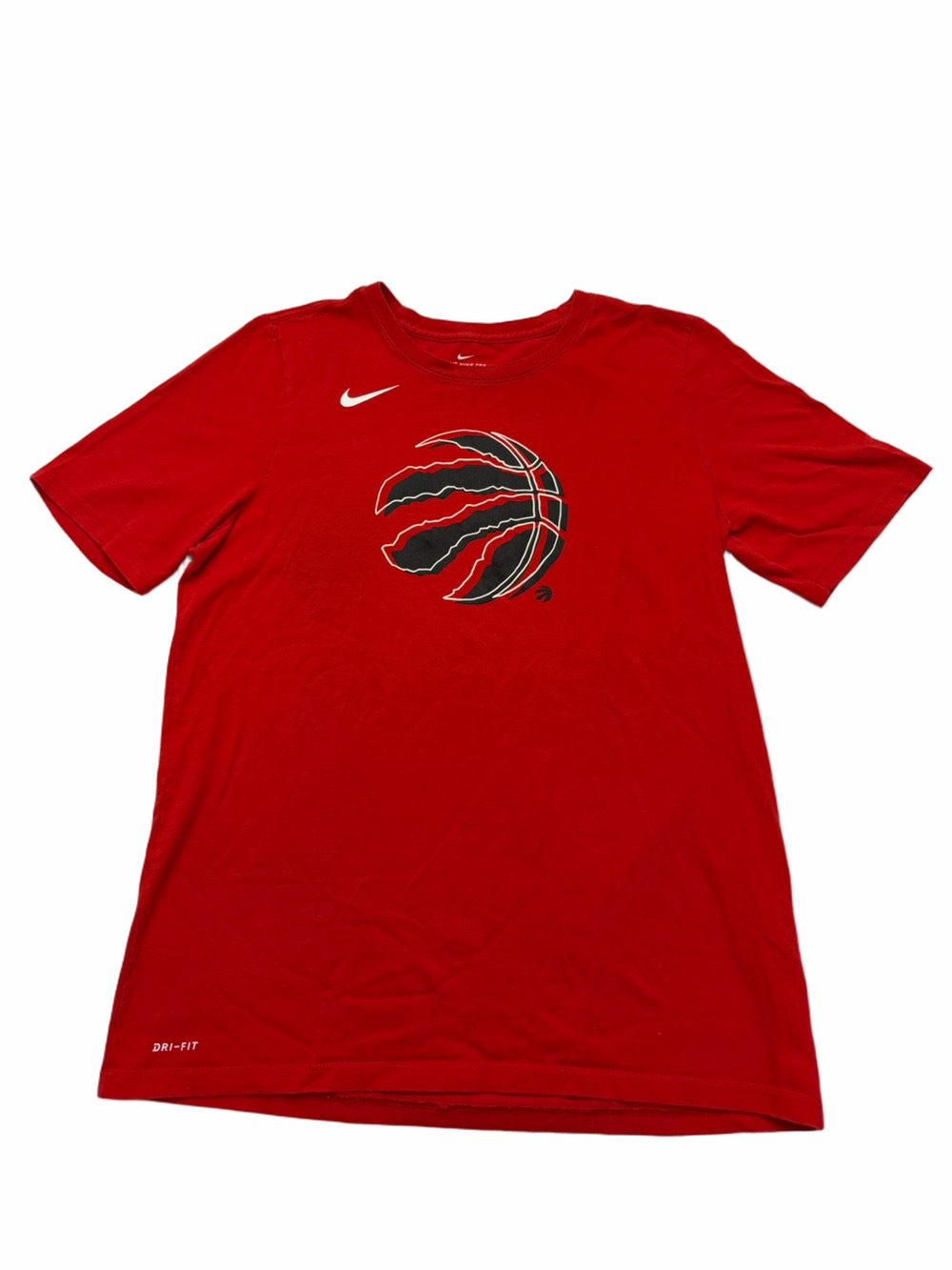 Nike Toronto Raptors Logo Basketball Sporty Athletic DriFIT Tee T-Shirt Youth XL